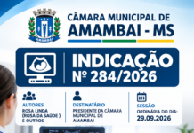INDICAÇÃO Nº 284/2026ROSA LINDA DA SAUDE