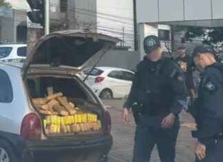 Na principal avenida de Campo Grande homem é preso com meia tonelada de maconha