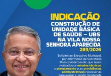 Vereador Darci indica estudos para implantação de UBS na Vila Nossa Senhora Aparecida, em Amambai