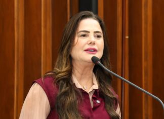 Mara Caseiro leva pautas de MS a Flávio Bolsonaro em Brasília
