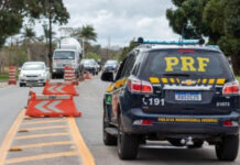 PRF deve evitar abordagens sem risco nas rodovias federais neste domingo